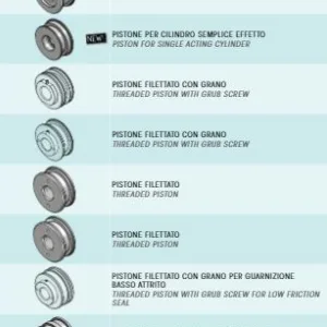 Pistons for hydraulic cylinders