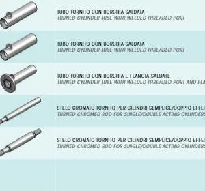 Turned pipes & rods for cylinders