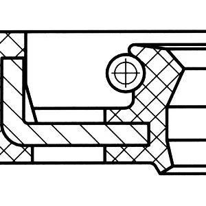 WASY shaft seal, 10 bar